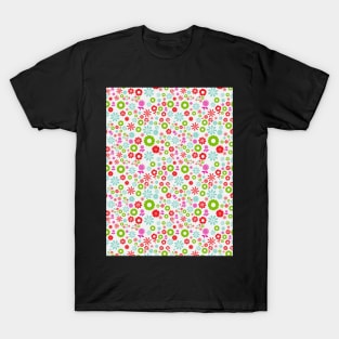 Flowers Spring Colors Pattern v3 T-Shirt